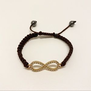 NWOT Infinity Rope Bracelet